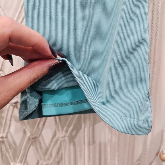 Michael Costello x Revolve Lyle Pant in Teal - Picture 6 of 10